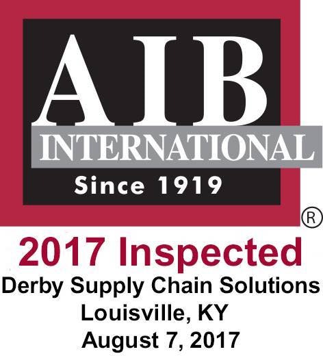 Derby Supply Chain Solutions Aib Certification